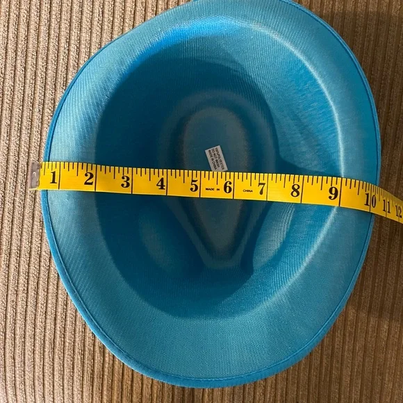 New Without Tags Party Hats Turquoise Colored - Picture 4 of 6